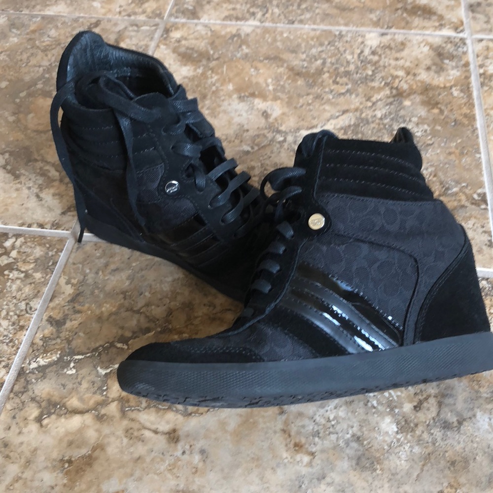 Coach Wedge Sneakers sz 7.5